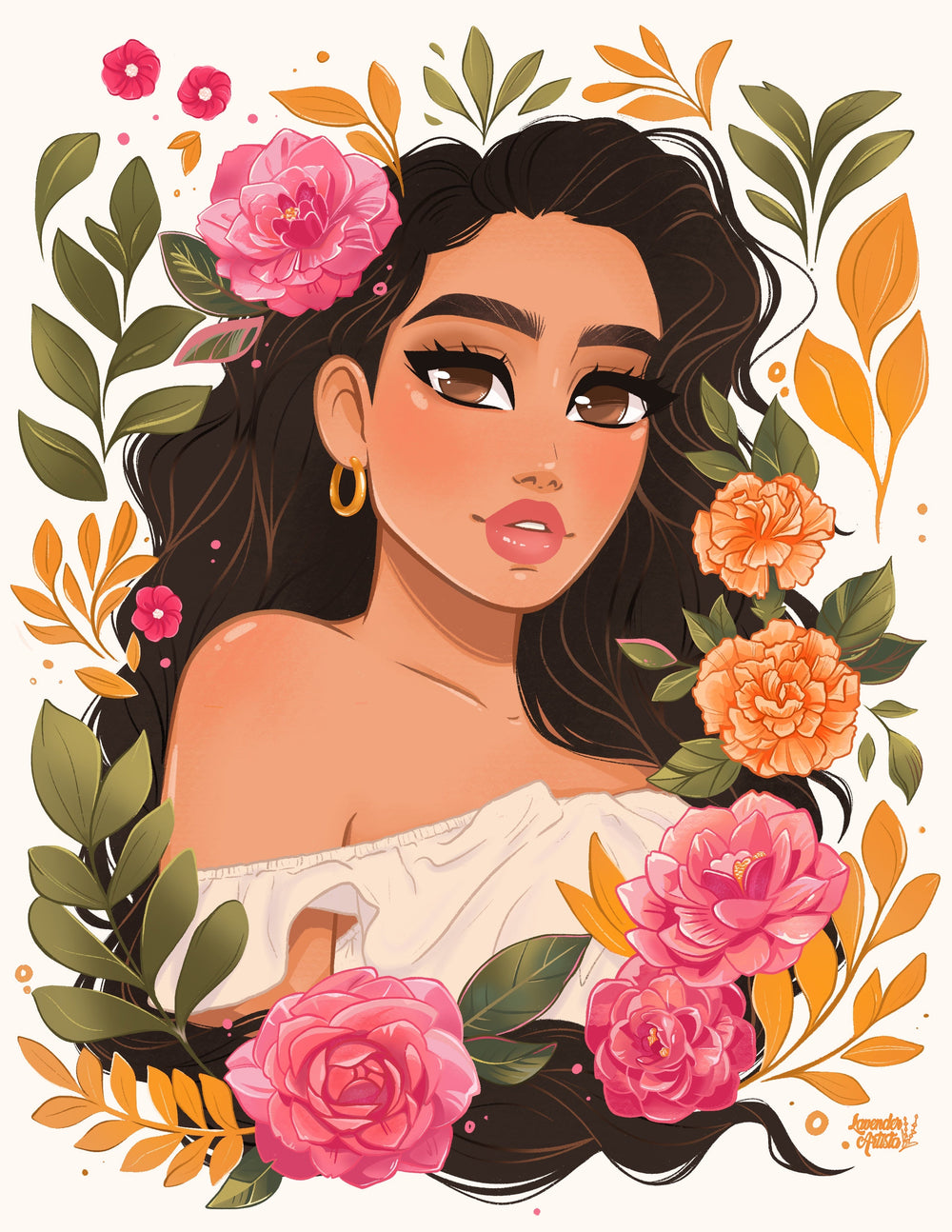 La jardín Print