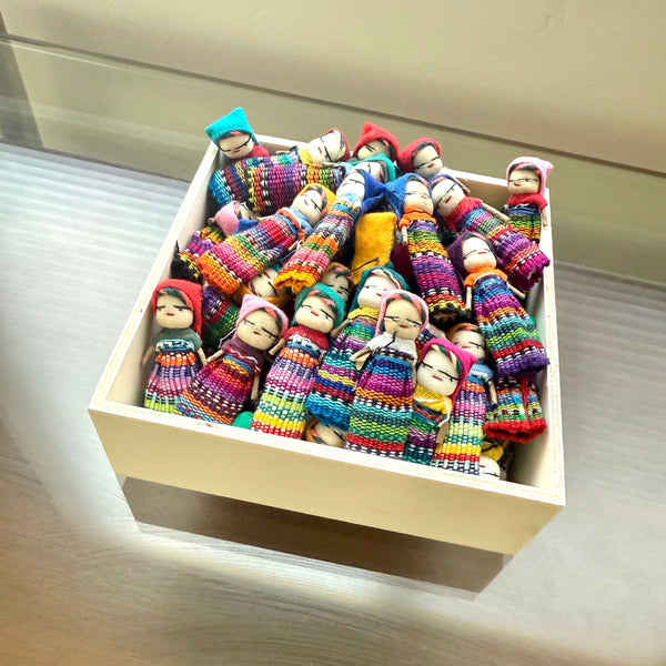 Worry Doll Single Product Display Basket 72 Dolls  - FREE DISPLAY