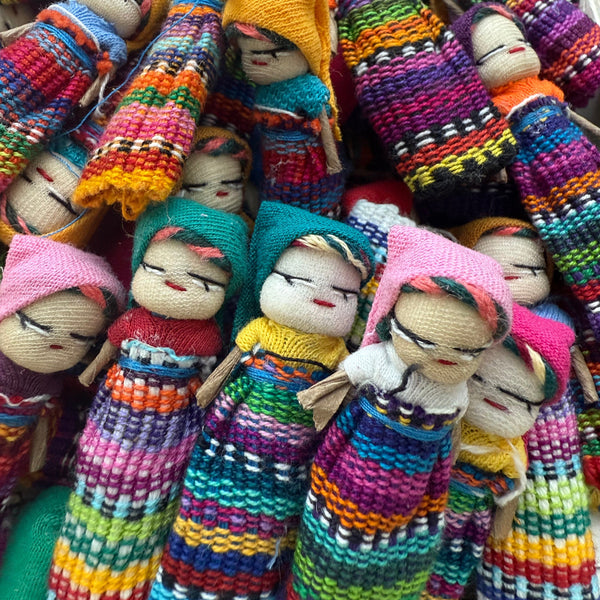 Worry Doll Single Product Display Basket 72 Dolls  - FREE DISPLAY