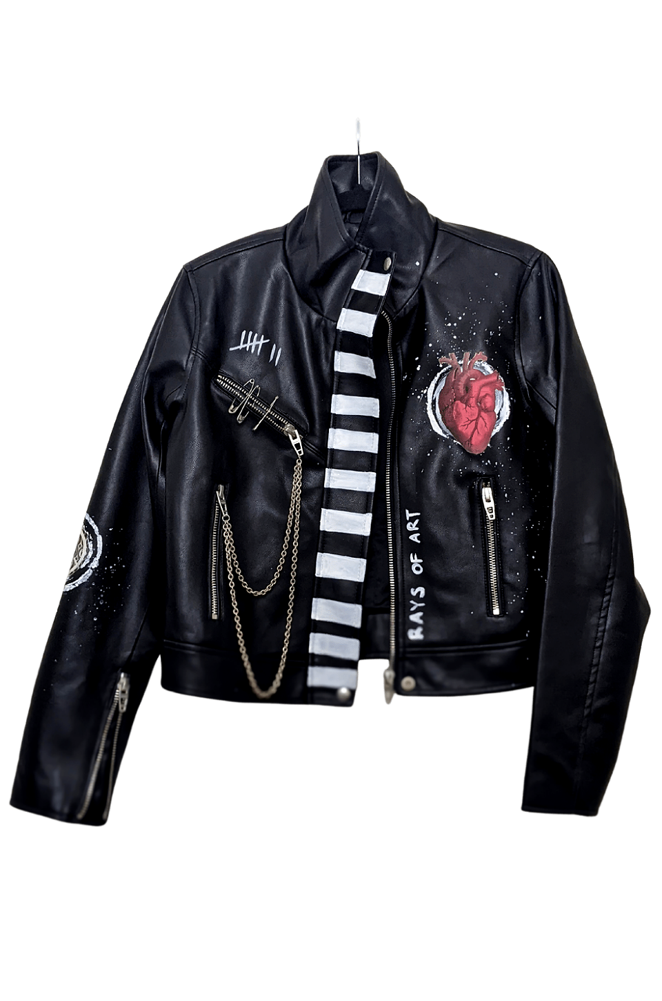 Chavela Vargas Vegan Leather Moto Jacket