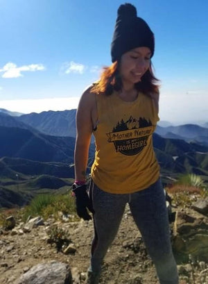 Mother Nature is My Homegirl - Mustard - Women's Muscle Tank