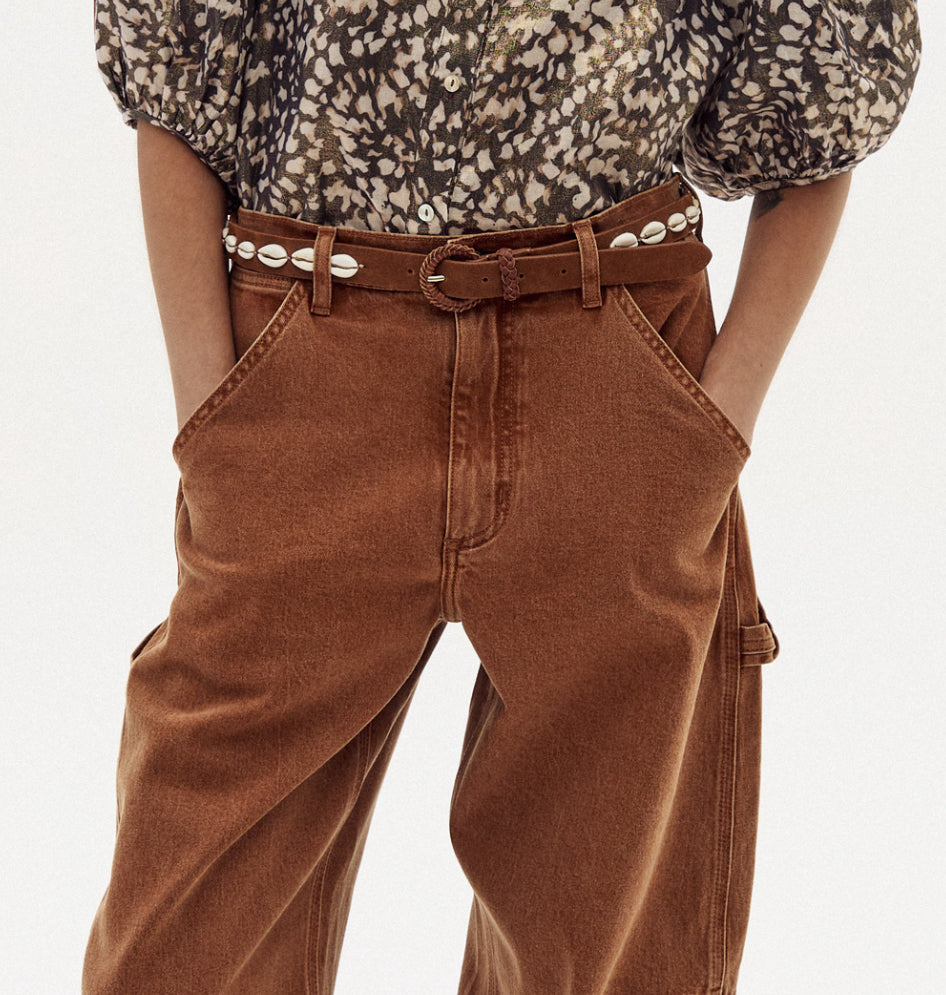 Rio Leather Belt - Brown