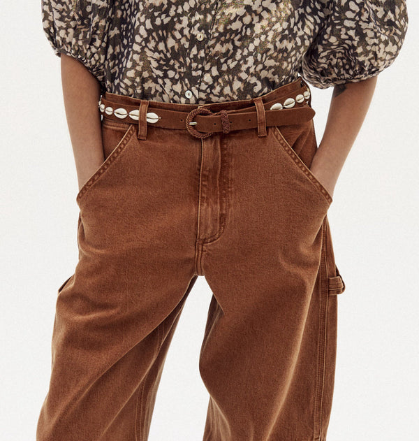 Rio Leather Belt - Brown