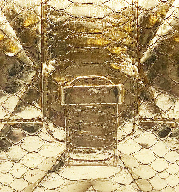 Judy Small in Metallic Gold