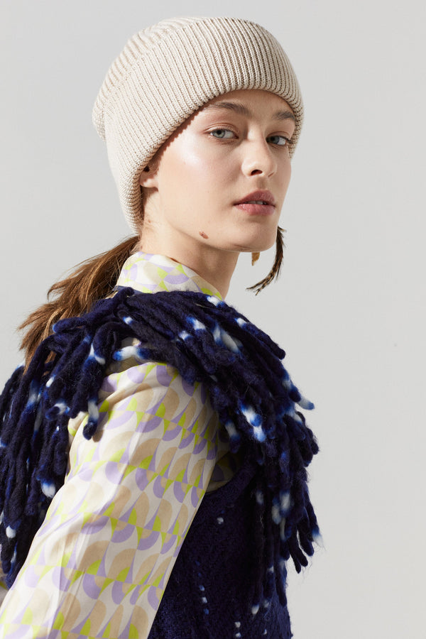 Lake Merino Wool Vest - Deep Blue