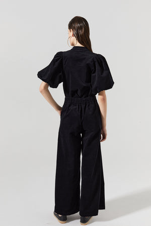 New Luna Corduroy Pants - Black