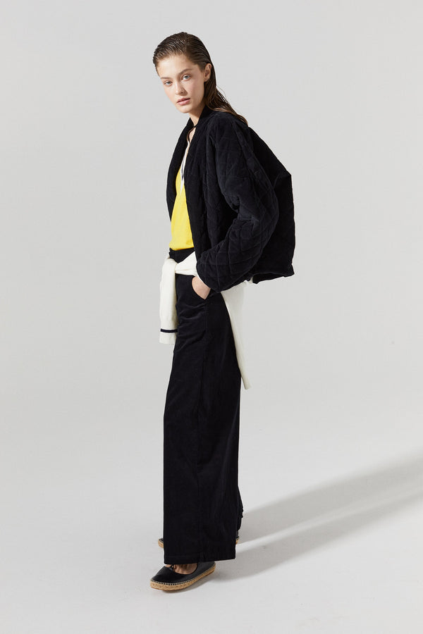 New Luna Corduroy Pants - Black