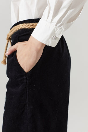 New Luna Corduroy Pants - Black