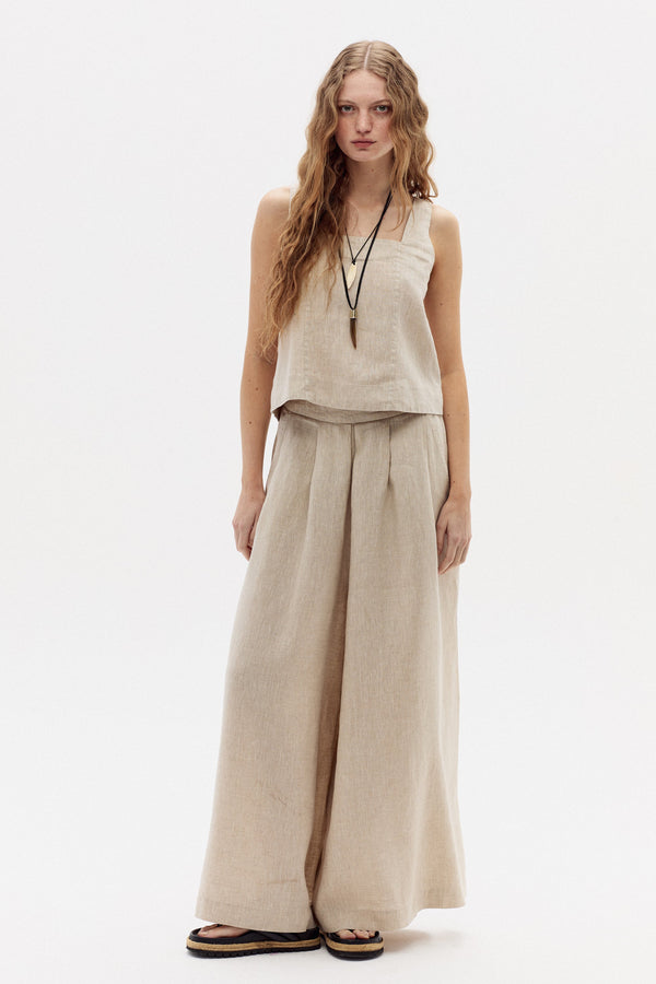 Sabi Linen Pants - Natural