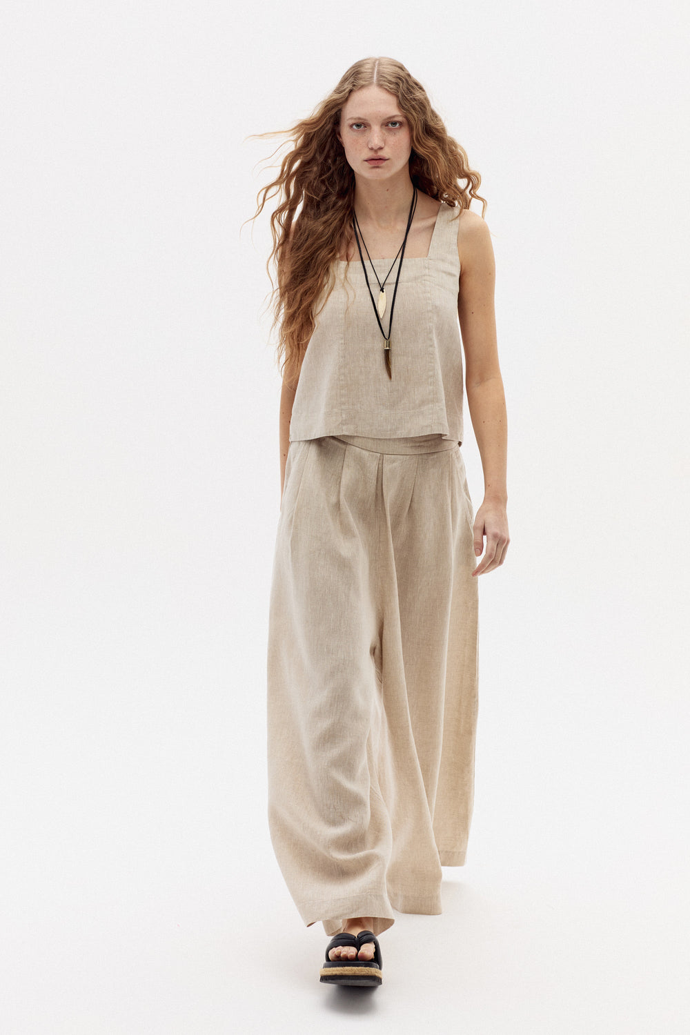 Sabi Linen Pants - Natural