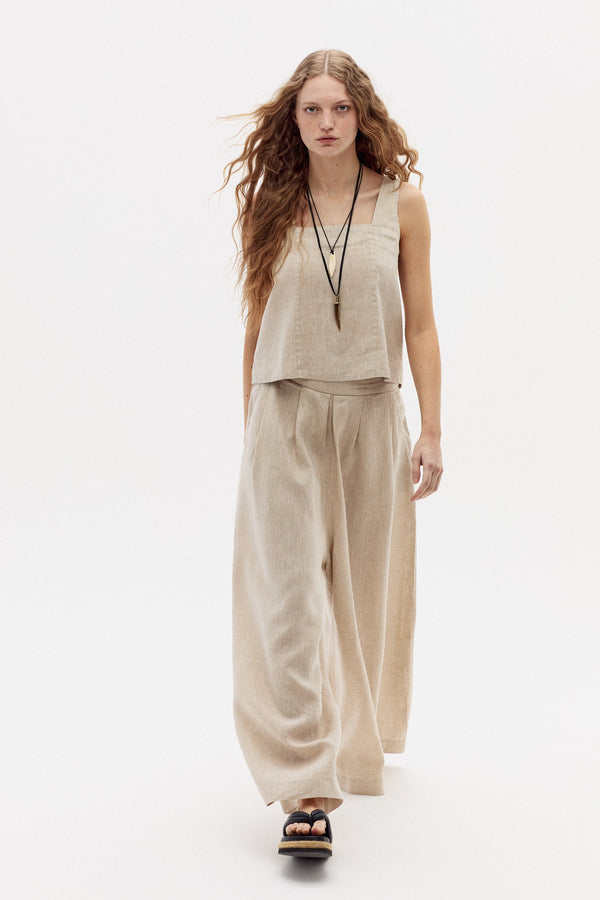 Sabi Linen Pants - Natural