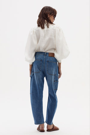 Ambar Denim Pants - Washed Indigo