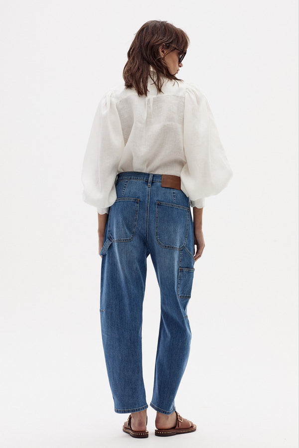 Ambar Denim Pants - Washed Indigo