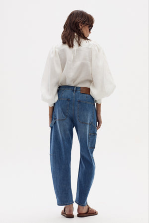 Ambar Denim Pants - Washed Indigo