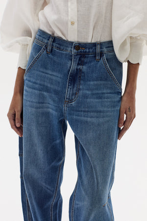 Ambar Denim Pants - Washed Indigo
