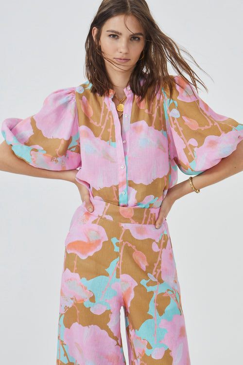 Ocean Linen Pants - Aquarela