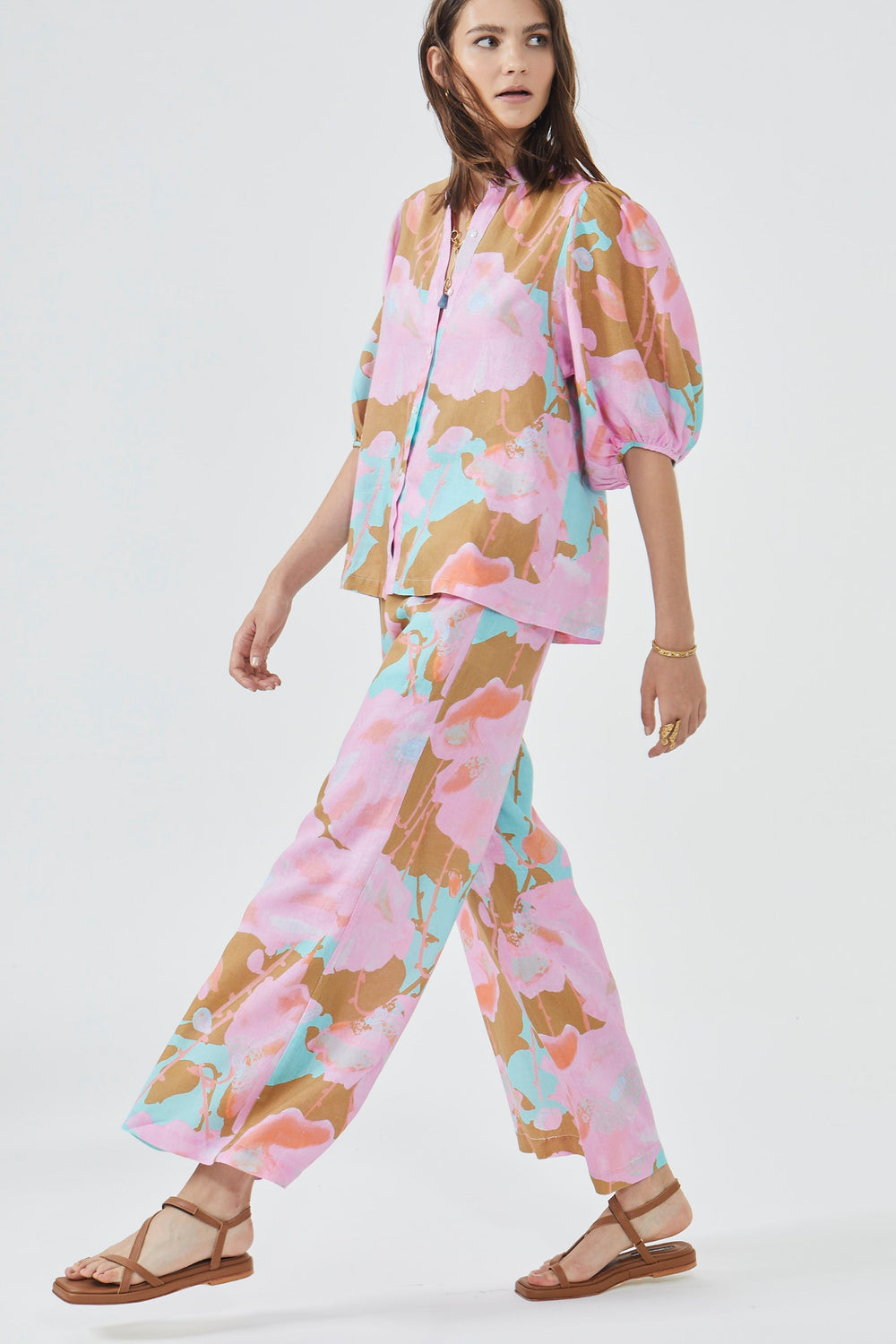 Ocean Linen Pants - Aquarela