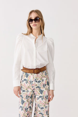 Lilium Poplin Shirt - Off White