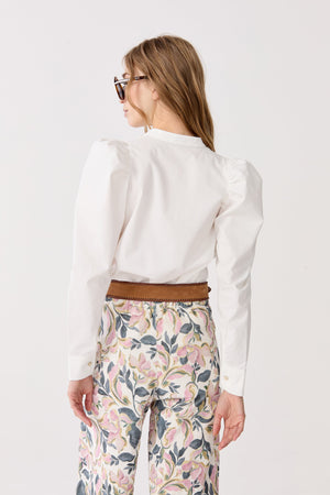Lilium Poplin Shirt - Off White