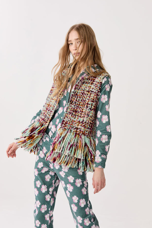 Western Merino Wool Vest - Autumn