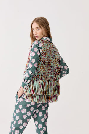 Western Merino Wool Vest - Autumn