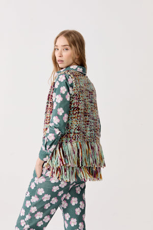 Western Merino Wool Vest - Autumn