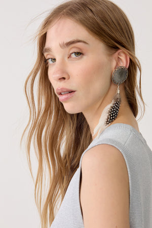 Glitter Knitted Top - Silver