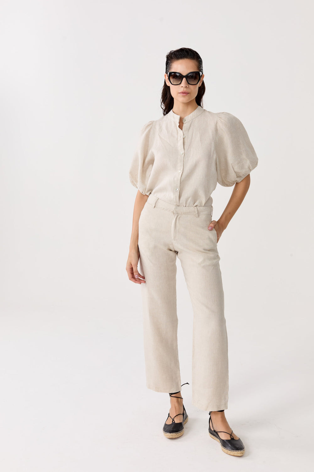Astro Linen Pants - Natural