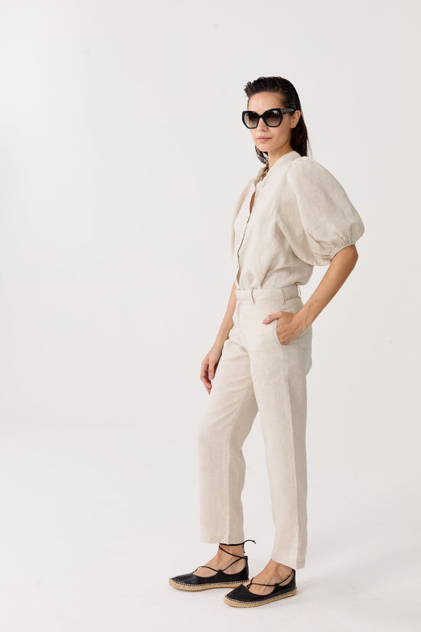 Astro Linen Pants - Natural
