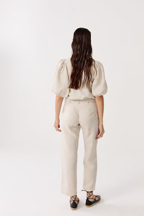 Astro Linen Pants - Natural