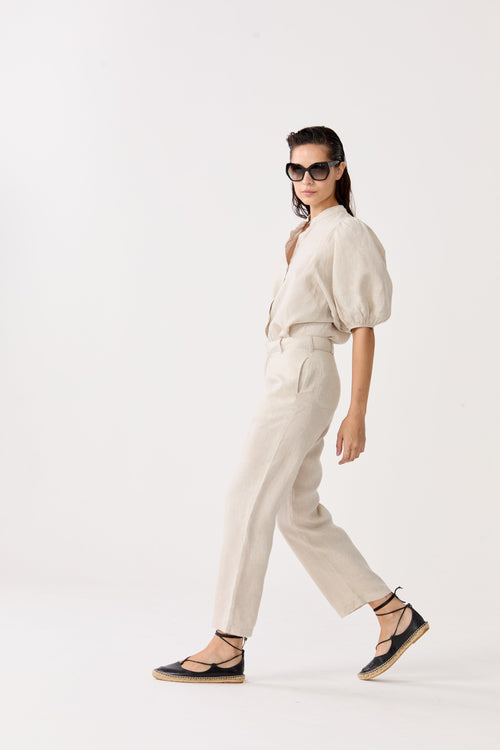 Astro Linen Pants - Natural