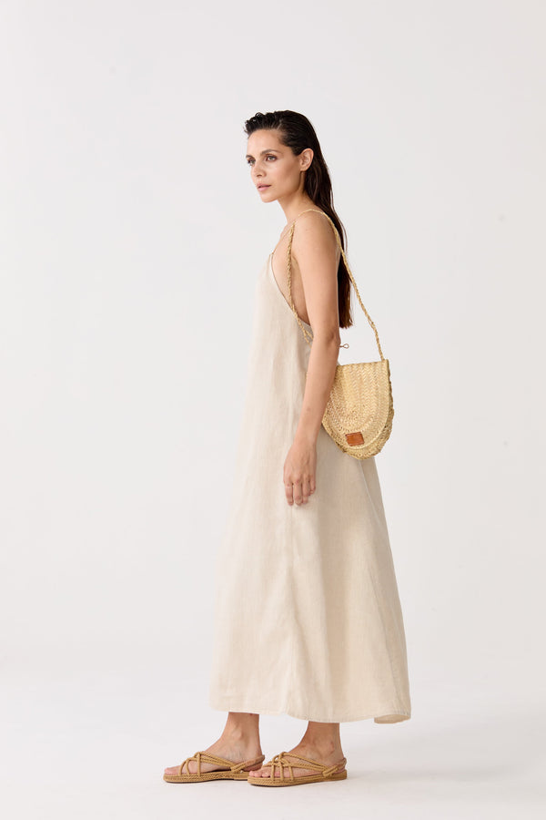 Sophie Linen Dress - Natural