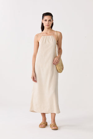 Sophie Linen Dress - Natural