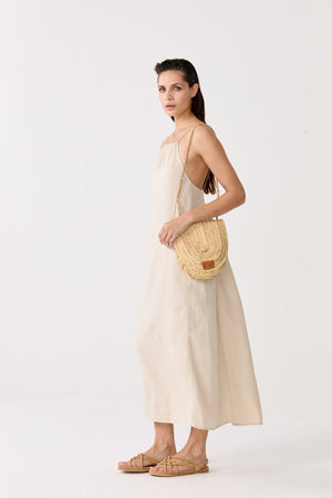 Sophie Linen Dress - Natural