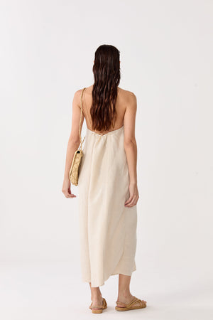 Sophie Linen Dress - Natural