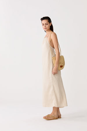 Sophie Linen Dress - Natural