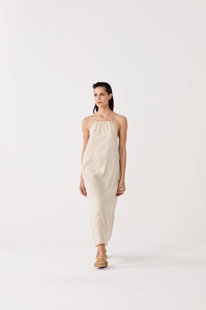 Sophie Linen Dress - Natural