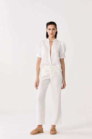 Astro Linen Pants - Off White