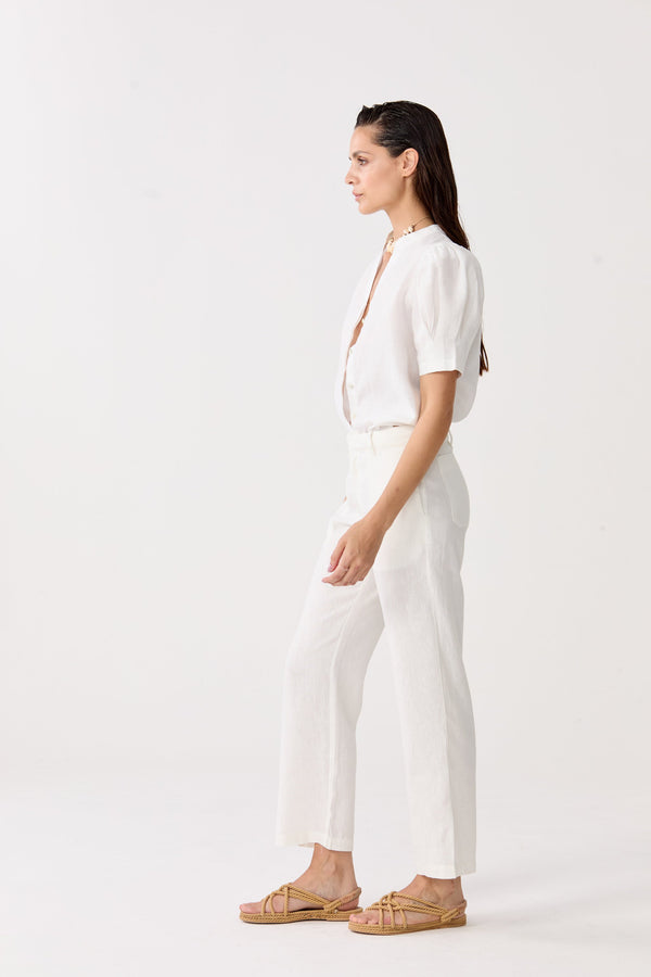 Astro Linen Pants - Off White