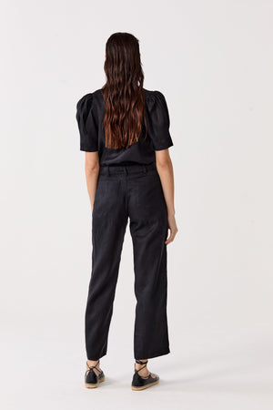 Astro Linen Pants - Black