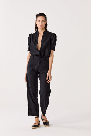 Astro Linen Pants - Black