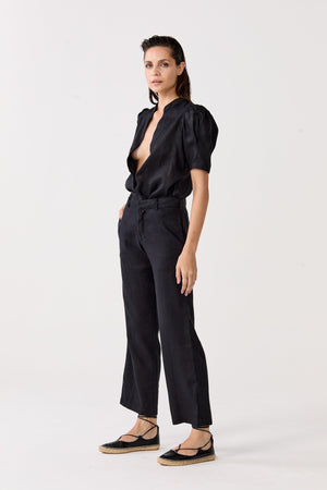 Astro Linen Pants - Black