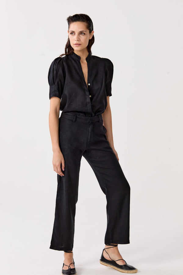 Astro Linen Pants - Black