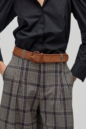 Super Culotte Twill Pants - William Checks