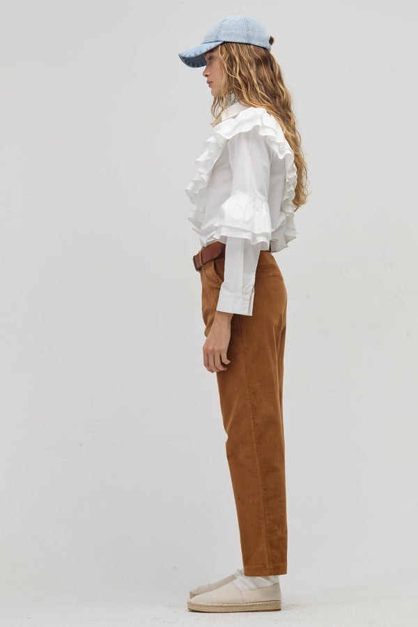 Mambo Poplin Shirt - White