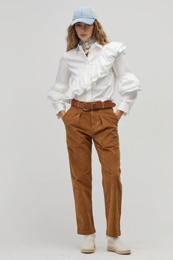 Mambo Poplin Shirt - White