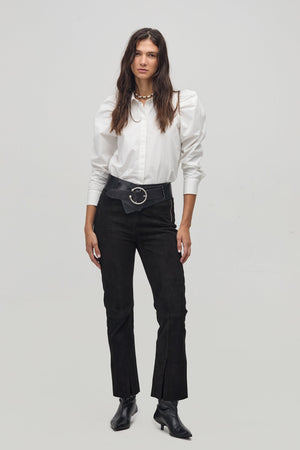 Lola Poplin Shirt - White
