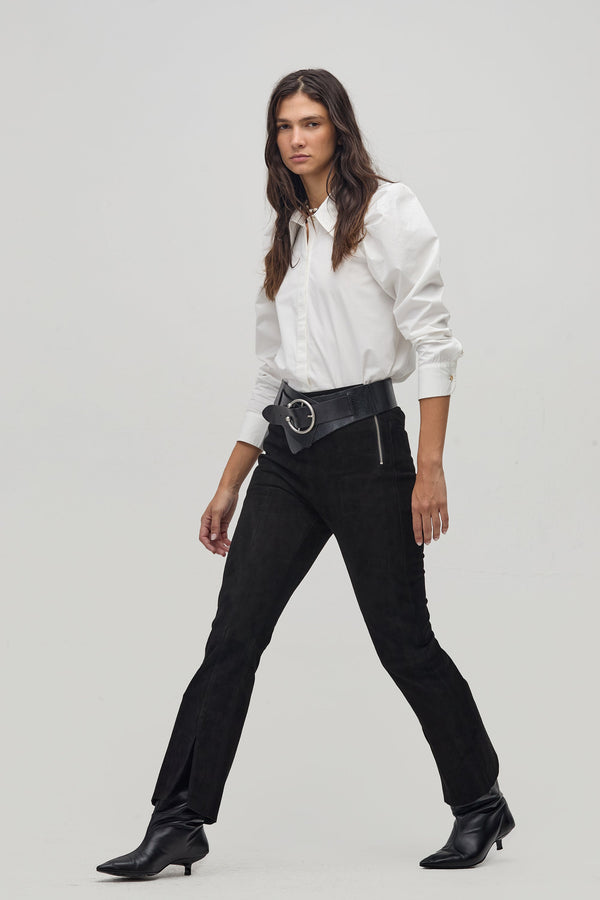 Lola Poplin Shirt - White