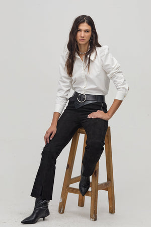 Lola Poplin Shirt - White