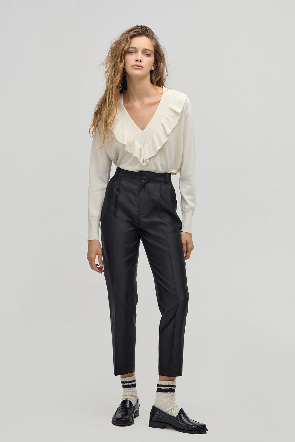 Rome Taffeta Pants - Black